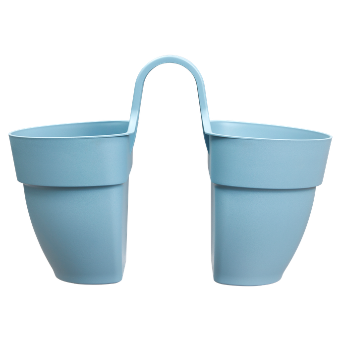 vibia campana flower twin 21cm bleu vintage